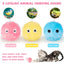 Interactive Ball Smart Cat Toys Plush Electric Catnip Training Toy Kitten Touch Sounding Pet Product Squeak Toy Ball