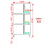 dog cat cage bank veterinary modular cage banks