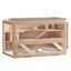 Easy Opening Wooden Animal Cage with Interior Stairs Small House for Hamsters Chinchillas Rabbits Cats Dogs