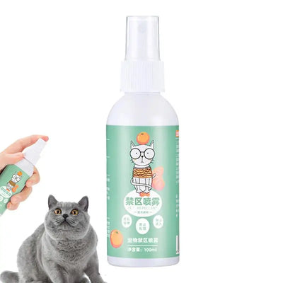 Keep Off Cat Spray 100ml Citrus Cat Anti Scratch Training Aid Safe For Plants Floors Carpets Furniture Sofas Rugs Curtains