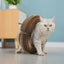 Cardboard Cat Toy Foldable Cat Scratcher Cardboard With Ball Kitty Scratching Post Cat Ball Track Accordion Toys cat toy