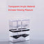 Transparent Acrylic Two Splits Guppy Fish Tank Aquarium Betta Fish Bowl Transparent Aquarium Hatchery Breeding Isolation Box