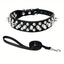 Dog Collar Leather Stylish and Durable Leash Medium Harness Dogs Backpack Collars Harnesses Wears Necklaces