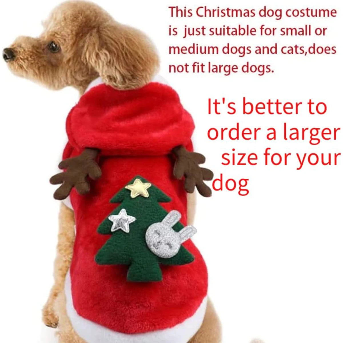 Christmas Pet Clothes Dog Cat Hoodies Autumn Winter Warm Coat for Small Medium Dogs Jacket Sweater Puppy French Bulldog Clothing