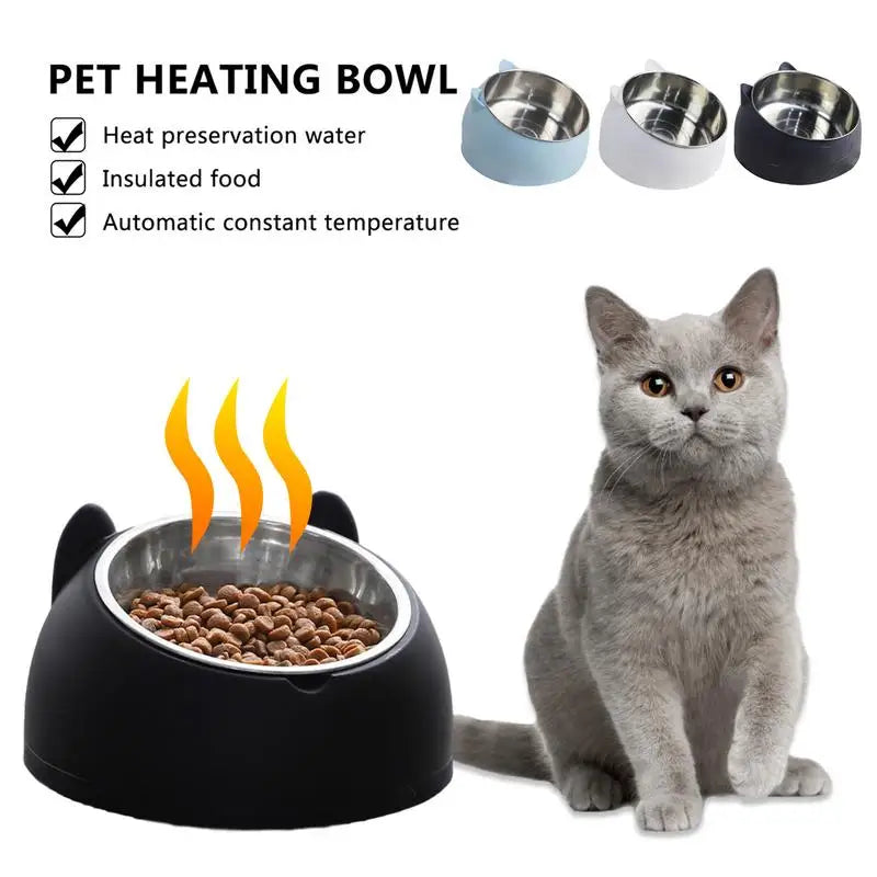 Automatic Pet Heating Bowl Heating Drinking Water Heating Insulation Dog Winter Bowl Pet Food Containers Heating Bowl