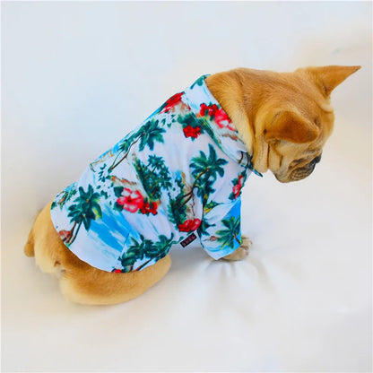 Fashion Pet Clothes Cute Fruit Pattern Dress T-shirt Summer Shirt Puppy Print Vest Outfit Apparel Small Medium Dog Clothes