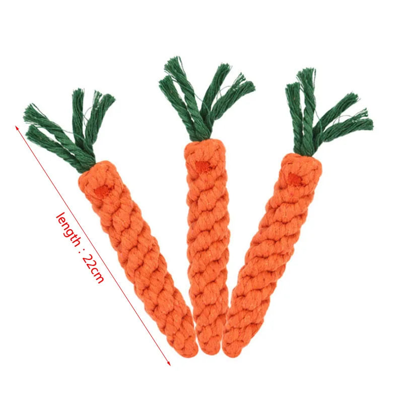 Pet Toy Chew Teething Cotton Rope Knot Ball Toys For Dog Tooth Clean Ball Bite-Resistant  Dog Chew Puppy Training InteractiveToy
