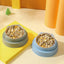 Cat Bowl Non-Slip Pet Stainless Steel Food Bowls Ergonomic Design Cat Dog Food Bowl with 15 Degree Oblique Mouth Puppy Feeding