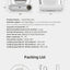 Tonepie 65L Automatic Smart Cat Litter Box Self Cleaning Fully Enclosed Cat Litter Box Pet Toilet Litter Tray English versions