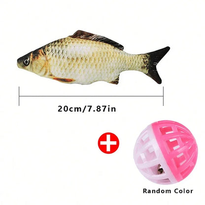 1set/2pcs Simulation Fish Cat Toys For Grinding Teeth And Playing Cat Entertainment Toys Decompression Toys Interactive Toy