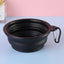 Pet Dog Collapsible Bowl Folding 350ml Silicone Bowl Outdoor Travel Portable Puppy Food Container Feeder Dish Bowl Pet dog bowls
