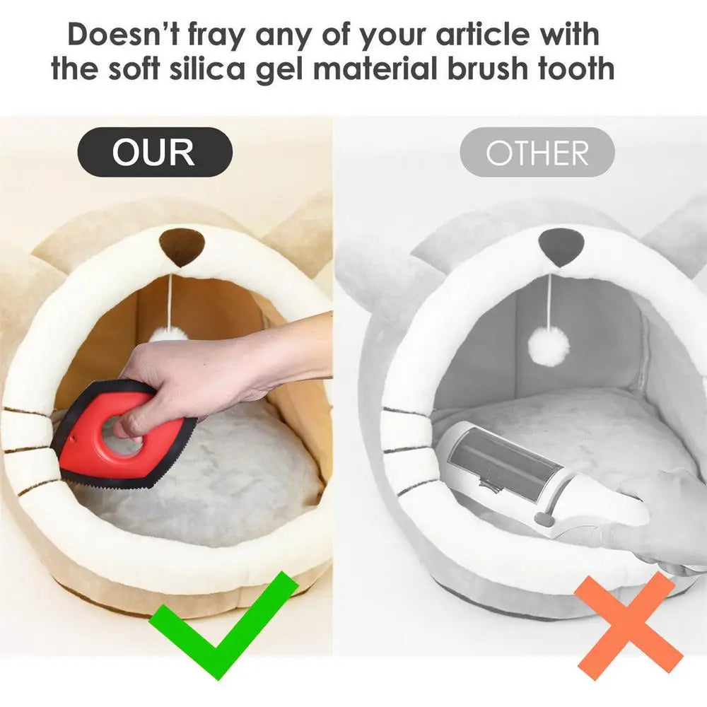 Pet Hair Remover Dog Hair Removal Device Hair Ball Trimmer Manual Pellet Cut Machine Pet Cars Carpets Hair Removal Tool