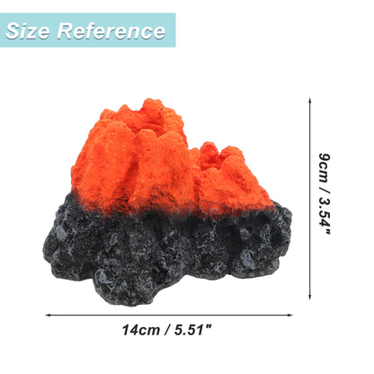 UXCELL 1 Set Aquarium Volcano Ornament Volcano Fish Tank Decorations Aquarium Aquatic Aquatic Resin Decor
