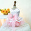 Sweet Princess Female Puppy Summer Clothes Wedding Party Dress for Dogs White Lace French Bulldog Small Medium Pet Cat Clothing