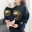 Dog Costume  Pet Clothes Crew Neck Korean Version Spring and Autumn Parent-child Wear Pure Cotton Four Colors Seven Sizes