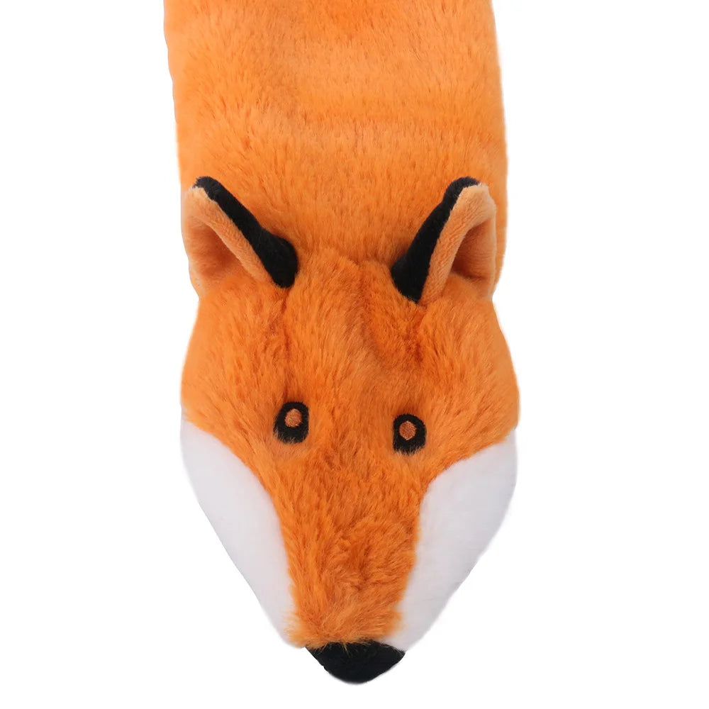 Dog Plush Toy Plush Animal Skin Three Piece Set Of Unfilled Pet Toys Squeaking Sound Dog Toys Fleece Squeak Toys