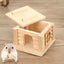 Hamster Natural Wooden House Hamster Climbing Toy Small Pet Toys for Hamster Squirrel Guinea Pig Rat Small Animals Accessories