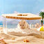 Hamster Golden Bear Sand Bath Box Acrylic Fully Transparent Large Pet Chinchilla Toilet Dual-Purpose Bath Sand Urine Sand Basin