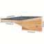 Wall Mounted Cat Hammock Washable Durable Grip-Resistant Cat Platform with Scratching Post for Climb & Grind Claws Cat Supplies