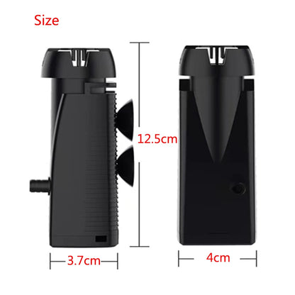 3W Aquarium Surface Oil Skimmer Filter Mute Auto Oil Film Processor Remove Tool for Aquarium Fish Tank Water Filtration 220-240V