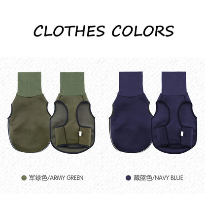 Dog Relief Calming Vest Dog Anti Anxiety Jacket Reflective Turtleneck Coat with Hood Small Medium Large Dogs Clothes