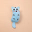Cartoon cat and dog shaped toys, bite-resistant puppy plush dolls, cat self-entertainment teeth grinding and cleaning interactiv