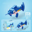 Insect World Animals Scorpion Mantis Ants Spider Birds Marine Animal Building Blocks Toys Desktop Ornaments Bricks Kids Gift
