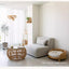 South East Asia Natural Indonesian True Rattan Teddy Nest Summer Cool Round Pomeranian Small Pet Cat Dog Kennel