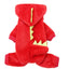 Dinosaur Pet Costume Cat and Dog Halloween Costume Cute Pet Dino Hoodie for Small Dogs Winter Warm Outfits Puppy Fleece Clothes