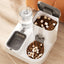 Cat Automatic Feeders Large Capacity Pet Feeding Dog Food Dispenser Reusable Kitten Puppy Water Dispenser for Home Cage