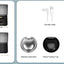 Automatic Pet Feeder 4L Capacity Smart Timer Tuya Control Food Dispenser with Stainless Steel Bowl Dogs Cats Feeding Supplies