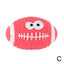 New High-end Latex Soft Pet Ball Squeaky Toy For Small Large Dog Volleyball Tooth Cleaning Training Toys Interactive Chew A8Y2