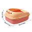Large Cat Pan Cat Litter Pan Cat Litter Pan Cat Litter Container For Poop Large Cat Pan Litter Container With Scoop High Sided