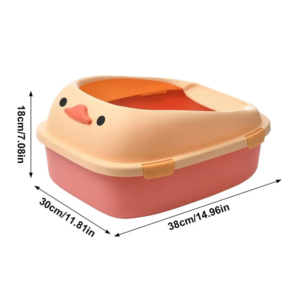 Large Cat Pan Cat Litter Pan Cat Litter Pan Cat Litter Container For Poop Large Cat Pan Litter Container With Scoop High Sided