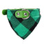 Pet Neckerchief Adjustable Strap Dog Bandanas Collars for Small Large Dogs Puppy Pet Products Plaid Scarves Pet Cat Accessories