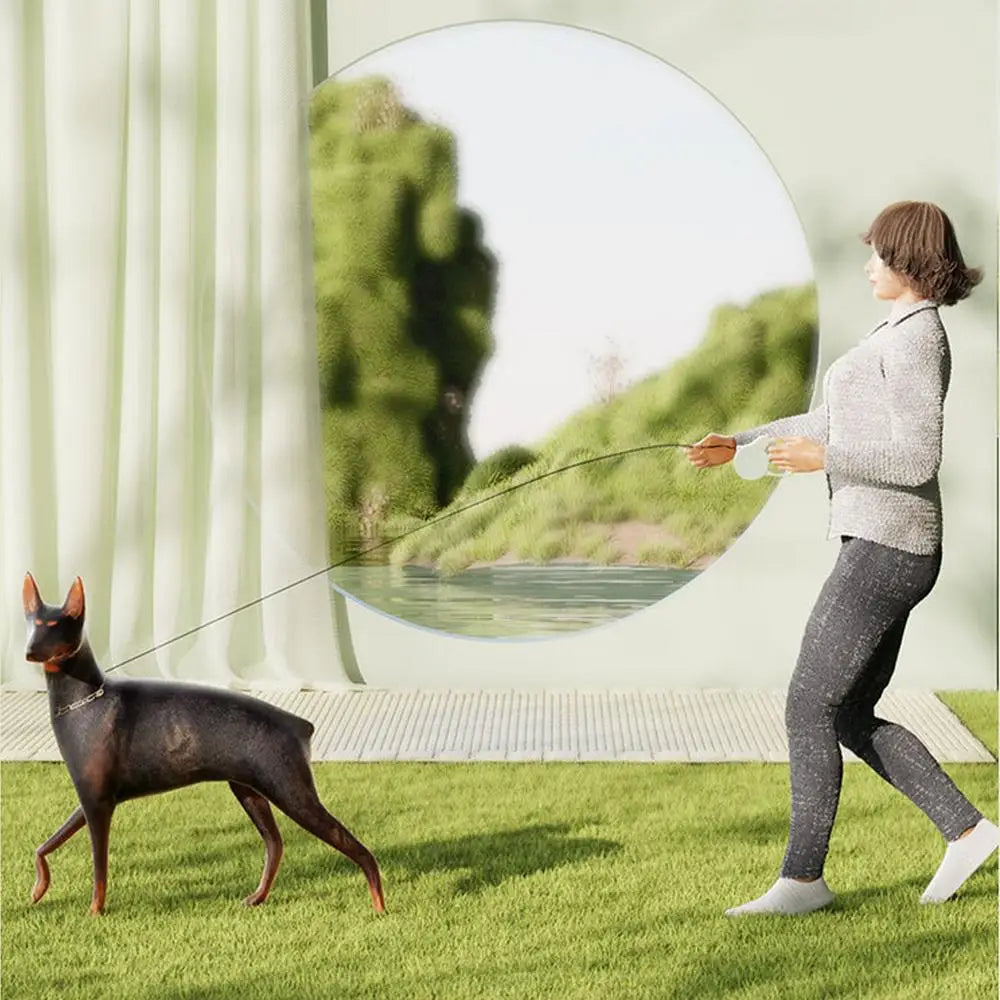 Heavy Duty Dog Rope Telescopic Tractor Automatic Rope Dog Walking Retractable Security Strap Long Lead Pet Rope With Non-Slip