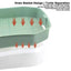 Turtle Tank Aquarium Baby Turtle Habitat With Lid Pet Turtle Habitat Detachable Double Layers Turtle Tank Anti-Slip Tortoise