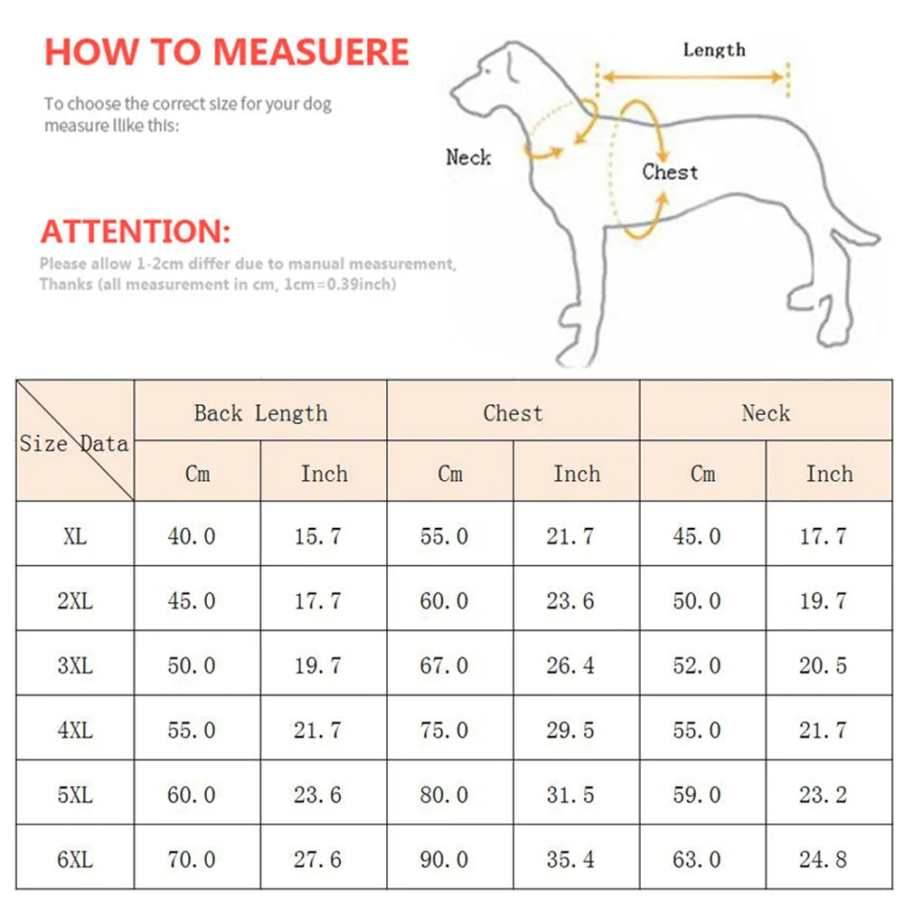 High Collar Big Dog Coat Jacket Winter Warm Thicken Pet Clothes for Medium Large Dogs Labrador Samoye Jackets mascotas Clothing