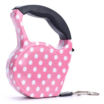 5m Durable Dog Leash Automatic Retractable Nylon Dog Lead Extending Puppy Walking Leads for Small Dog Chihuahua Pug Pet Supplies