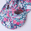 Dog Hat with Ear Holes for Outdoor Sun Protection Floral Dog Cap Female Summer Pet Visor Sunbonnet Adjustable for Girl Puppies