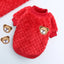New Warm Fleece Pet Clothes Cute Print Coat Small Medium Dog Cat Shirt Jacket Teddy French Bulldog Chihuahua Winter Outfit