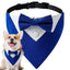 Dog Wedding Bandana Collar Dog Collar Bow Tie Breathable Dog Tuxedo Adjustable Neck Scarf for Weddings Parties Birthdays