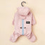 Dog Raincoat Quick Dry Pet Reflective & Adjustable Rain Poncho Jacket Waterproof & Windproof Puppy Hooded Cloak 4 Legs Raincoat