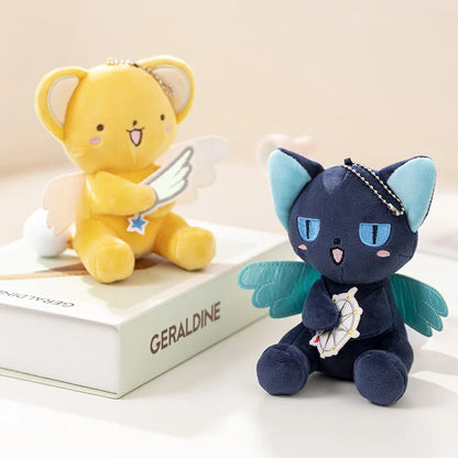 13cm Cute Cat With Wing Plush Doll Pendant Doll Beautiful Room Car Bag Decoration Pendant Opening Holiday Gift