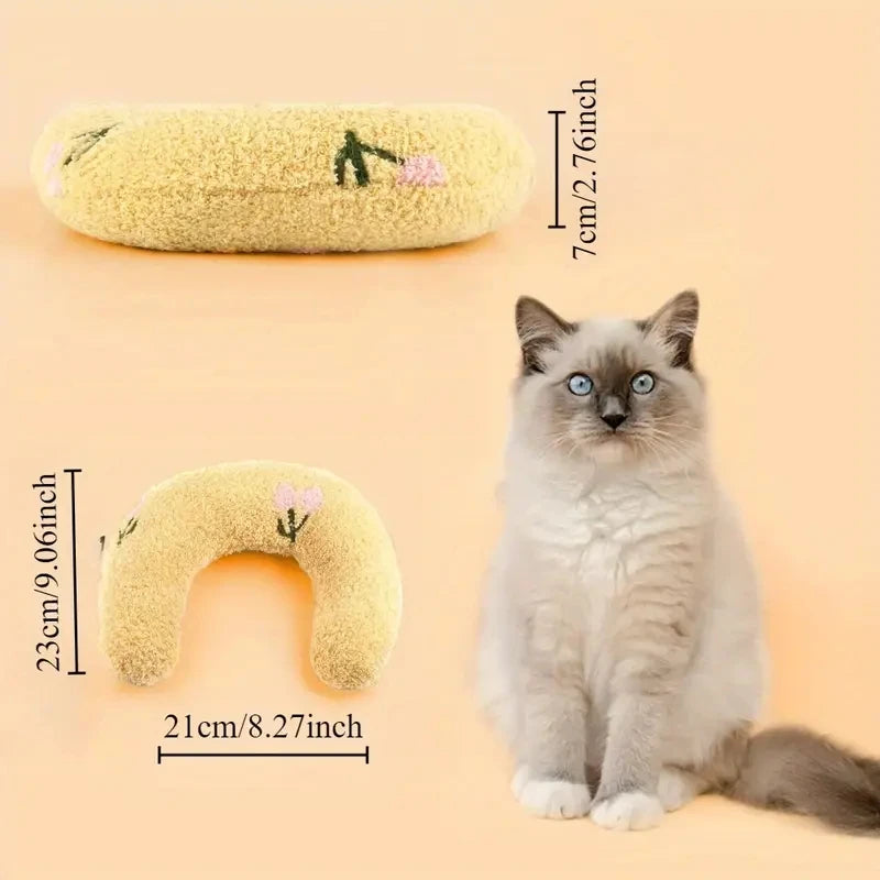 Easy To Clean Comfortable And Soft Pet Lovers Convenient And Portable Cotton Cat Dog Sleeping Pillow
