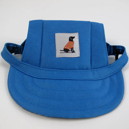 Adjustable Baseball Cap with Ear Holes for Large Medium and Small Dogs Summer Dog Cap Puppy Sun Hat Outdoor Hiking Pet Products