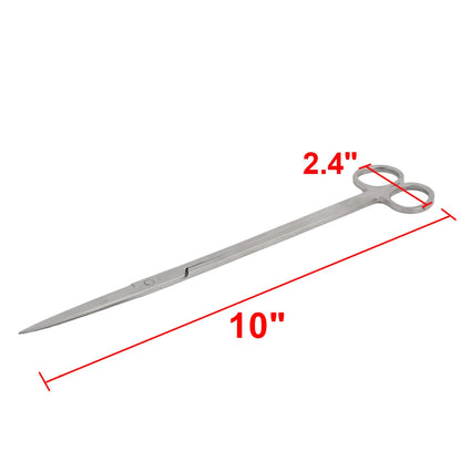 UXCELL 9.8" 10" Aquatic Plants Tweezers For Aquarium Fish Tank Aquascaping Tools Aquarium Accessories Scissors Cleaning Tools