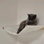 Cat Tree Wall Mounted Cat Shelves Scratching Post for Cat Jumping Platform and Cat Hammock Rope Ladder Wall Wooden Furniture