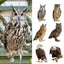 Farm Protector Bird Scarer Owl Scarecrow Scarer Pendant Garden Protector Pendant Waterproof With Bell Fake Bird Scarecrow Bird