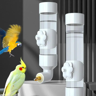 Birds Water Feeder Automatic Bird Cage Suspended Waterer Parakeet Water Dispenser Budgie Drink Acrylic Drinker Bottle For Canary